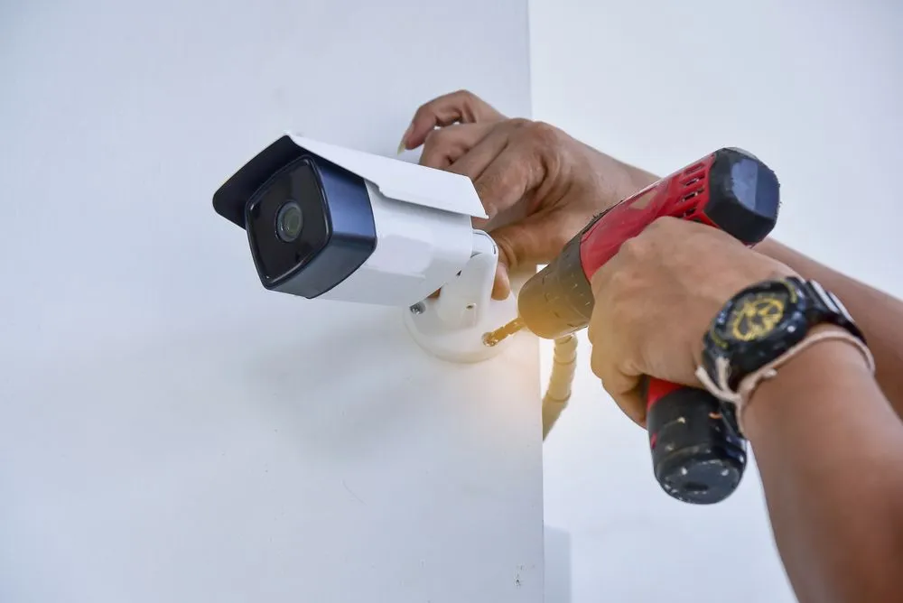 home security camera installation