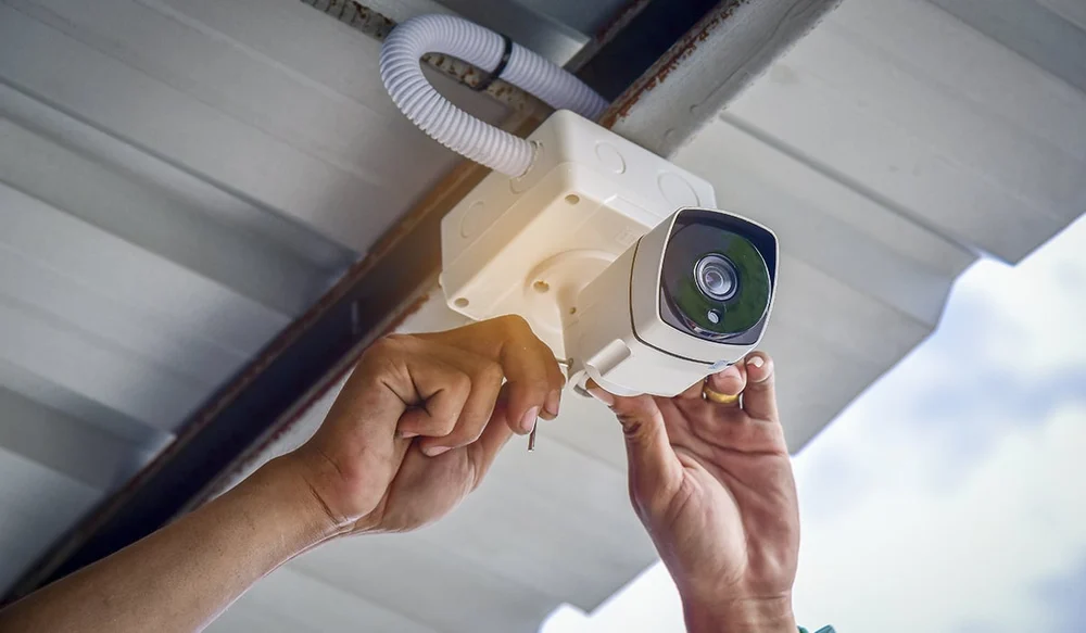home security camera installation