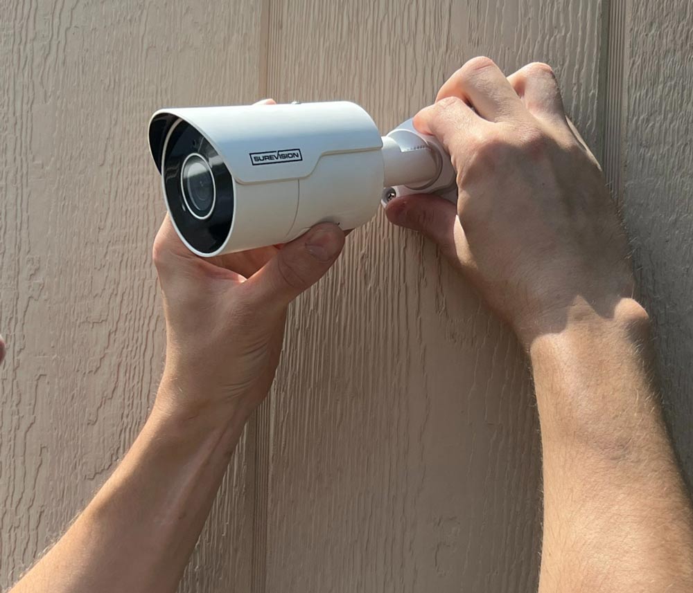 home security camera installation